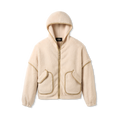 Women's Plush Fleece Zip Hoodie - Chestnut