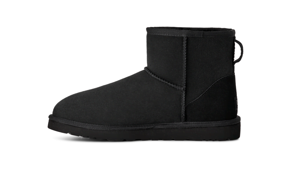 Men's Sheepskin Mini Boot - Black