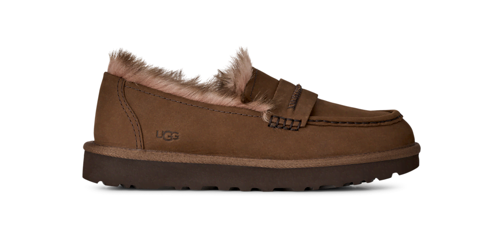 Women's Nubuck Loafer - Black