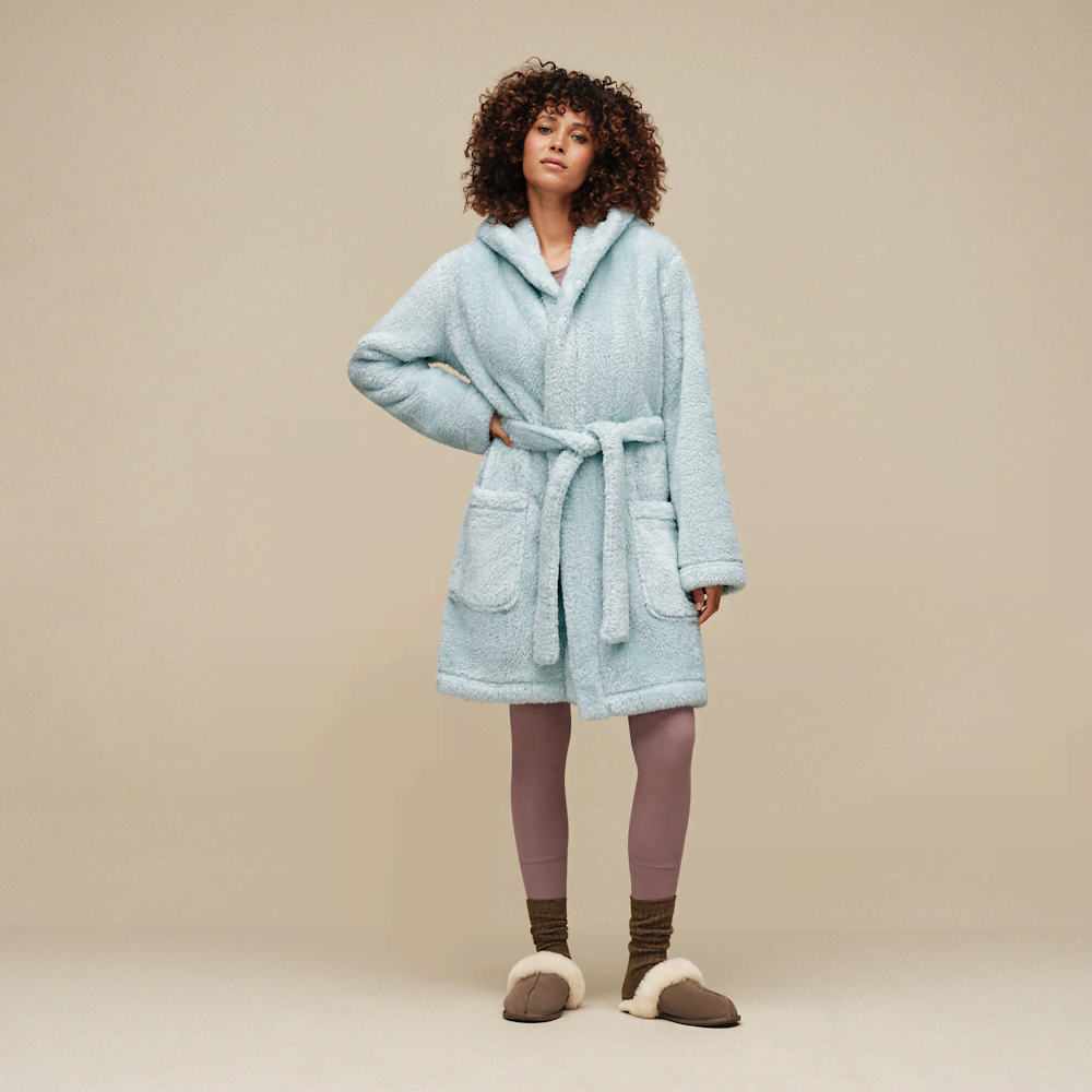 Women's Suede Sheepskin Slide Slipper - Espresso