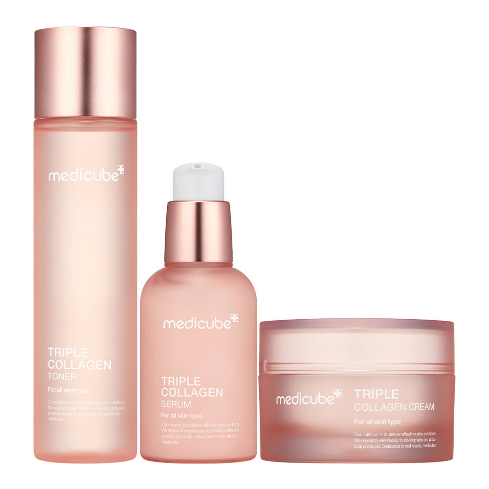 Collagen Toner, Serum & Cream Set