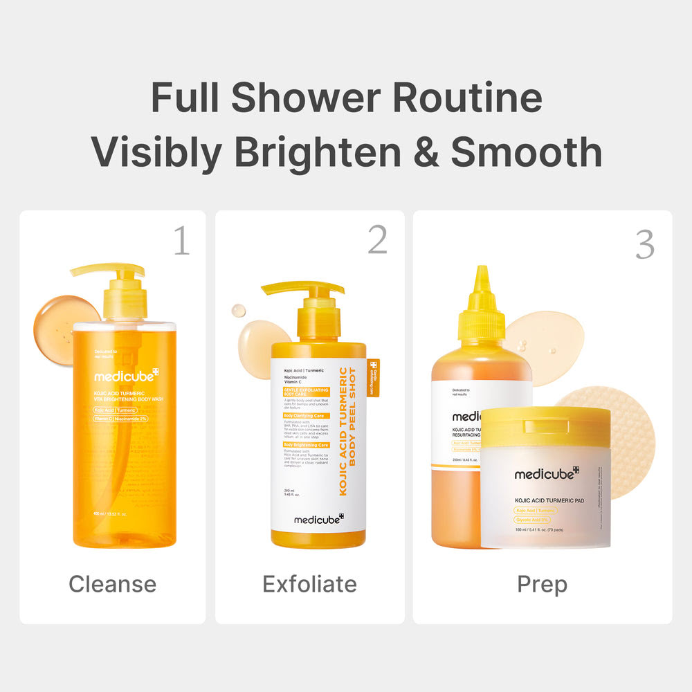 Kojic Acid Turmeric Exfoliating Body Wash