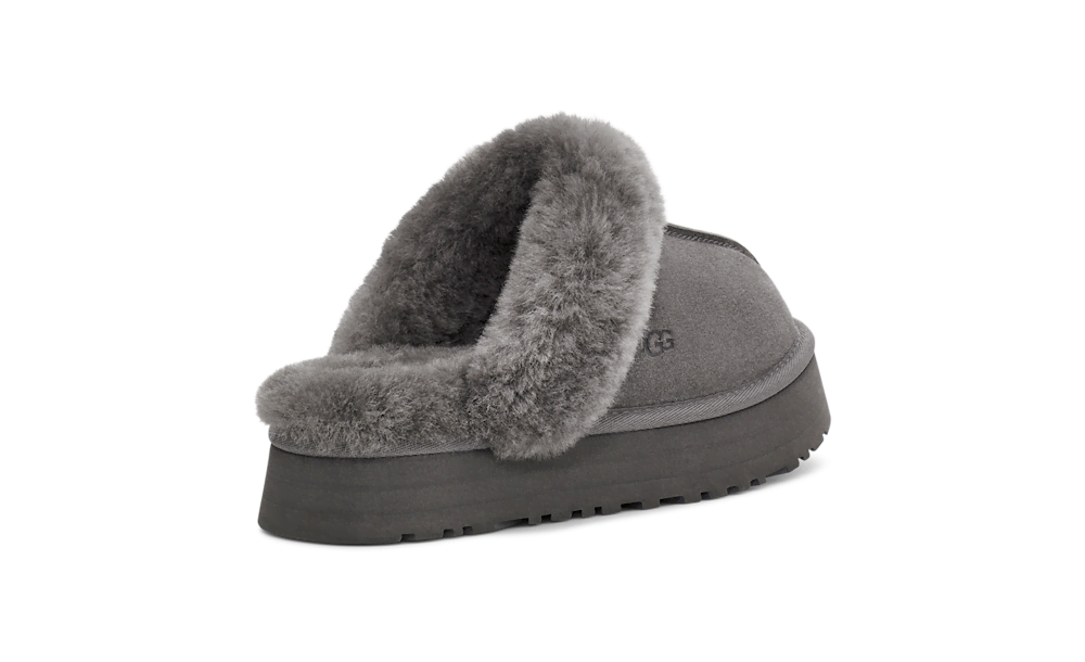 Women's Suede Platform Slipper - Brown