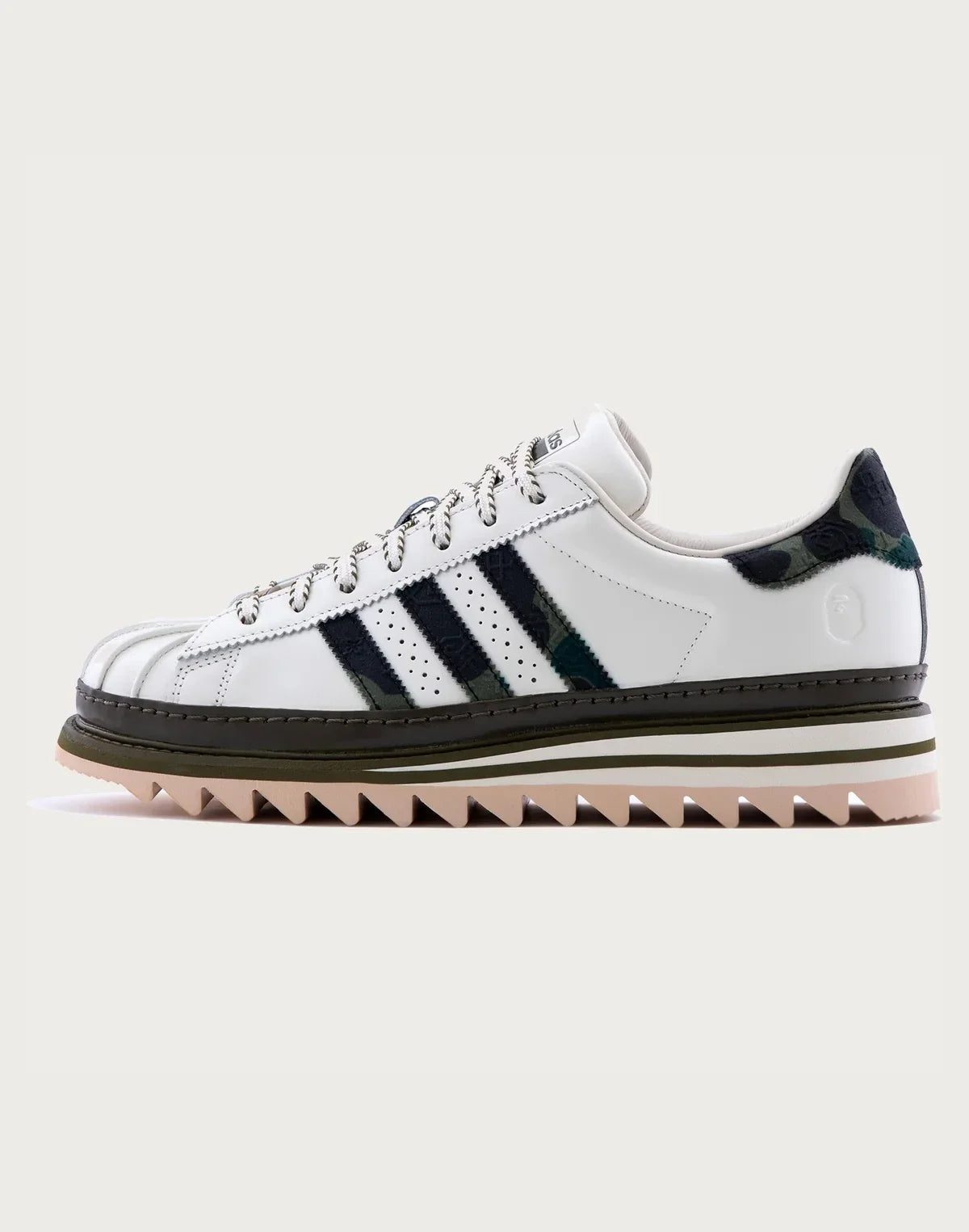 Men's Leather Low Top Sneakers - White