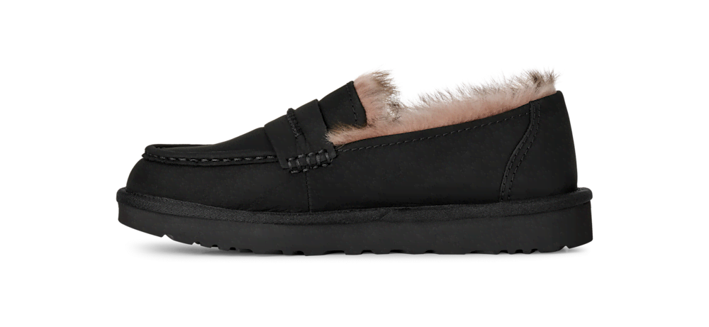 Women's Nubuck Loafer - Black