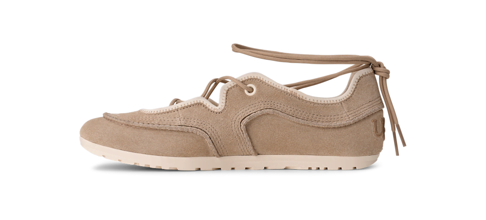 Women's Suede Ballet Sneaker - Blue