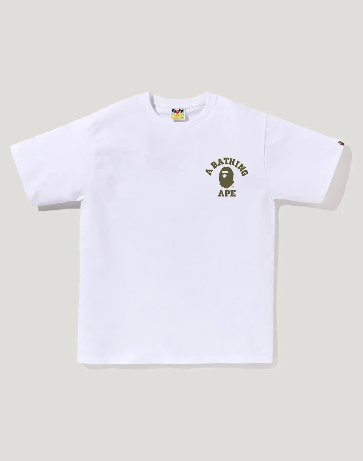 Men's Cotton Camo Graphic T-Shirt - White Green