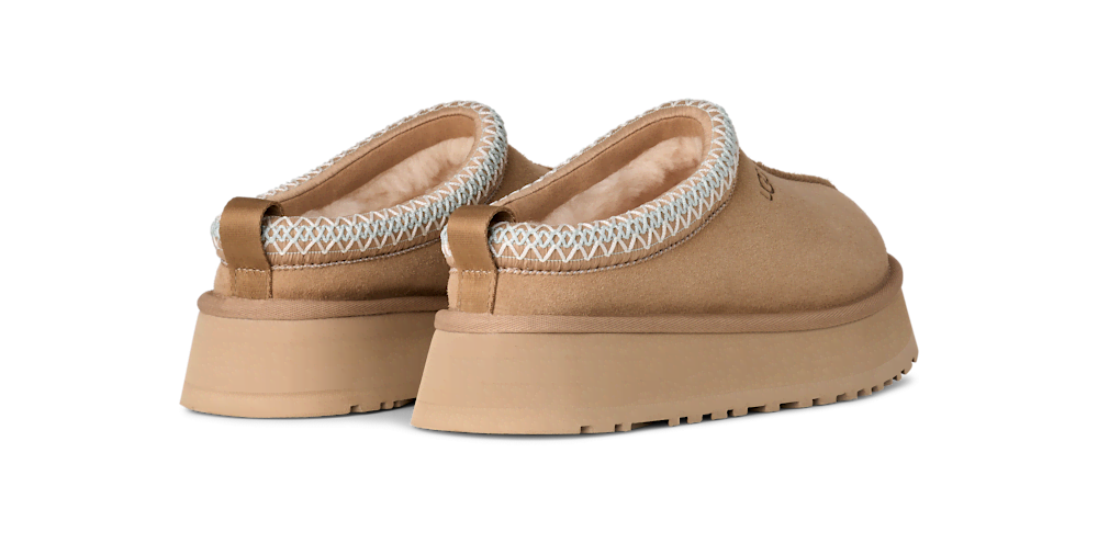 Women's Suede Platform Slipper - Bronze