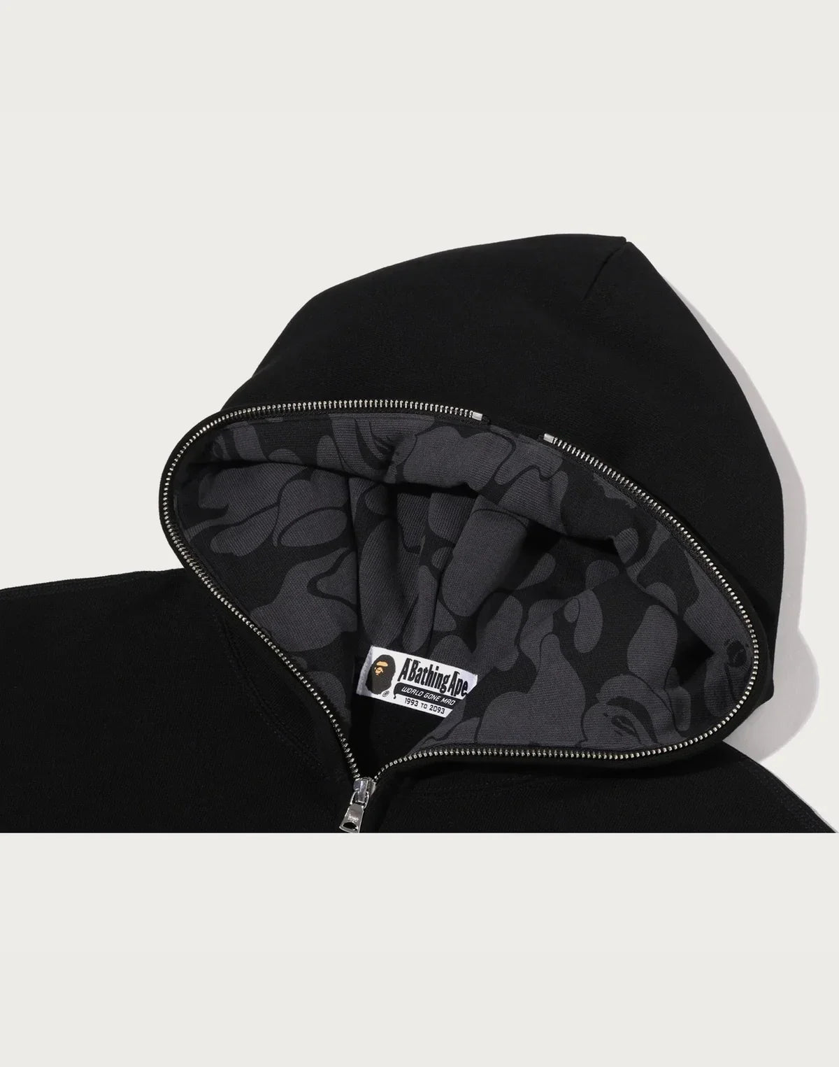 Men's Graphic Full-Zip Hoodie - Gray