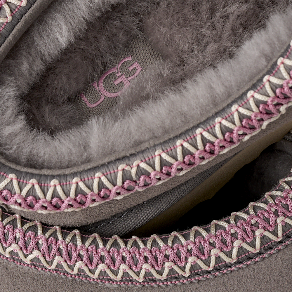 Women's Suede Sheepskin Slipper - Moonlight