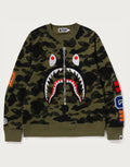 Men's Cotton Camo Graphic Crewneck Sweatshirt - Yellow