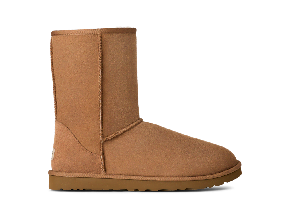 Men's Sheepskin Short Boot - Chestnut