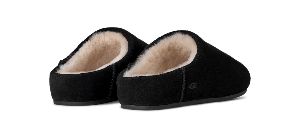 Women's Water-Resistant Suede Slip-On - Black