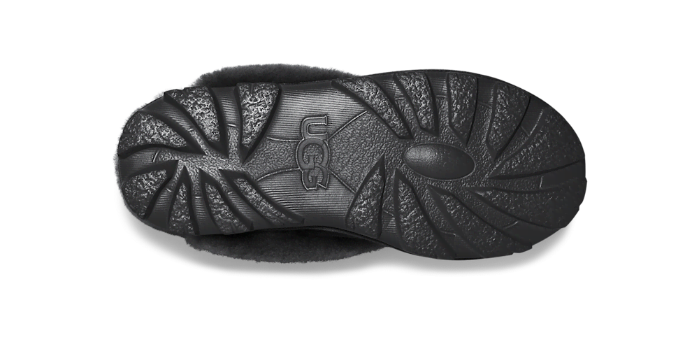 Women's Sheepskin Mule Slipper - Black