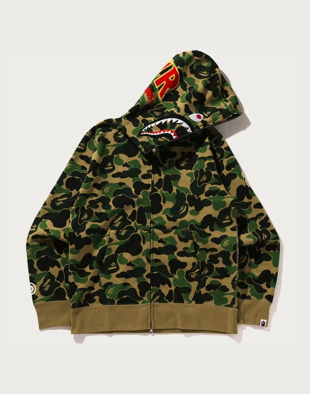 Camo Full-Zip Hoodie - Blue