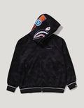 Camo Hooded Track Jacket - Purple