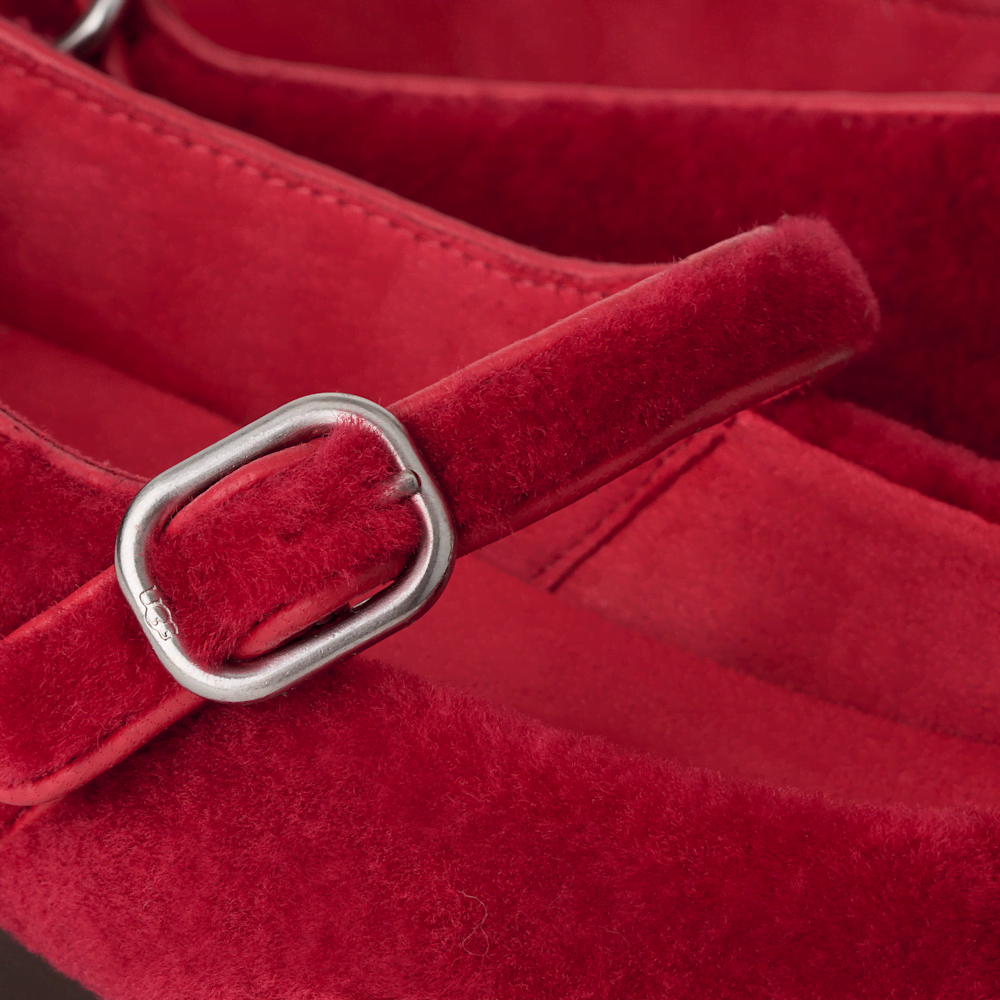 Women's Merino Strap Ballet Flat - Beachwood
