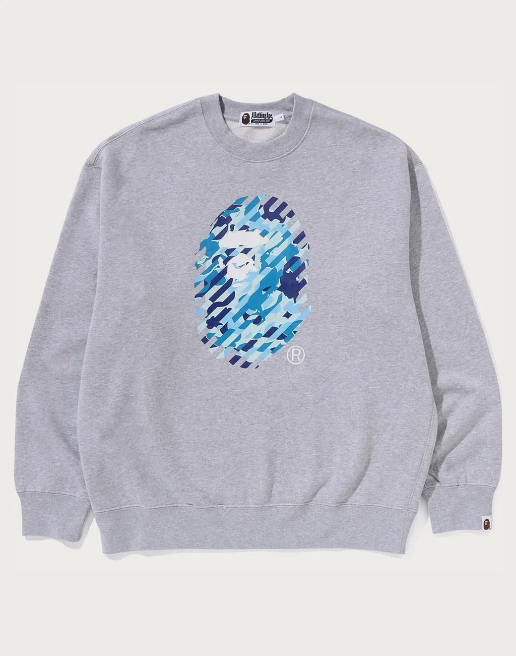 Men's Relaxed Camo Graphic Crewneck Sweatshirt
