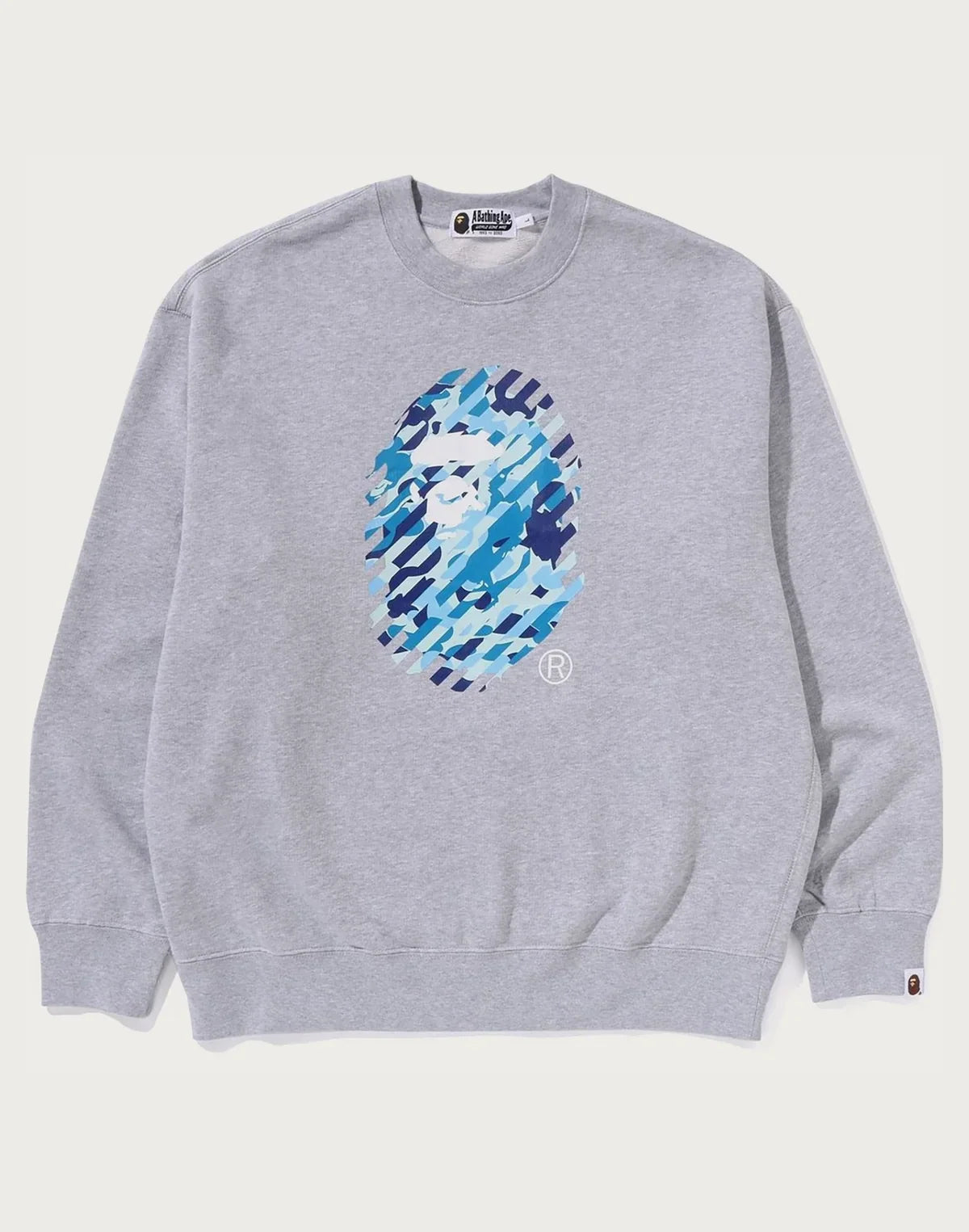 Men's Relaxed Camo Graphic Crewneck Sweatshirt