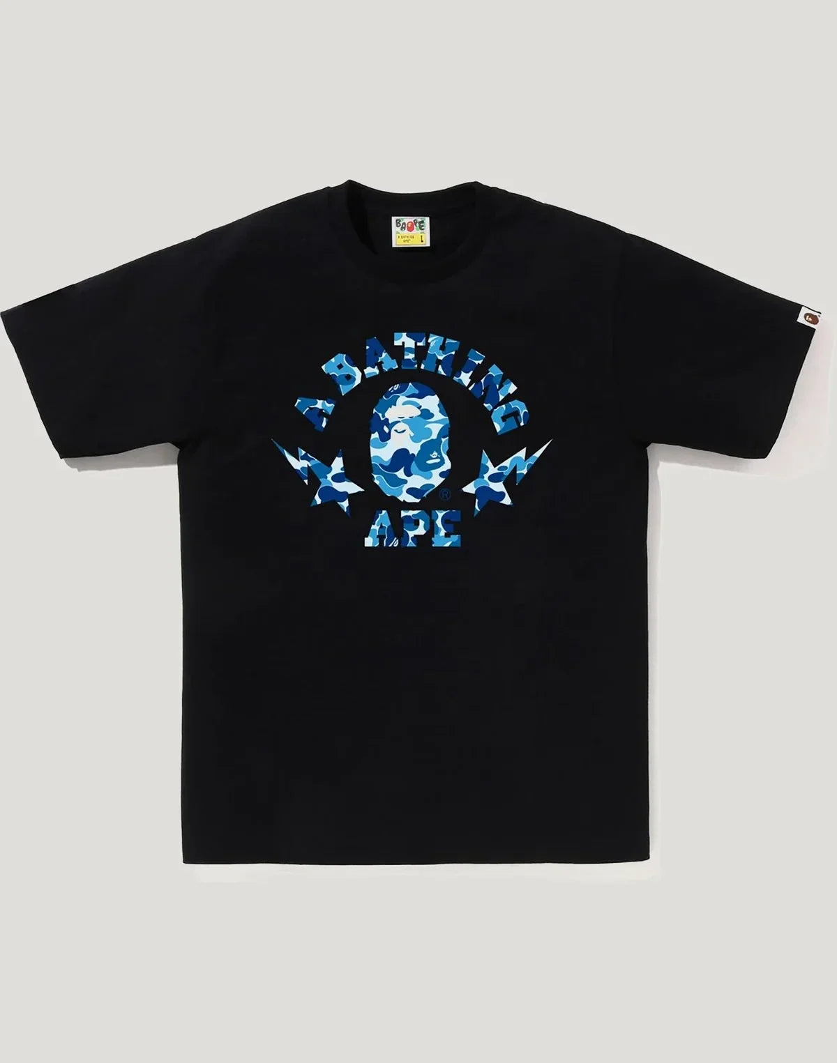 Men's Cotton Camo Graphic T-Shirt - Black Pink
