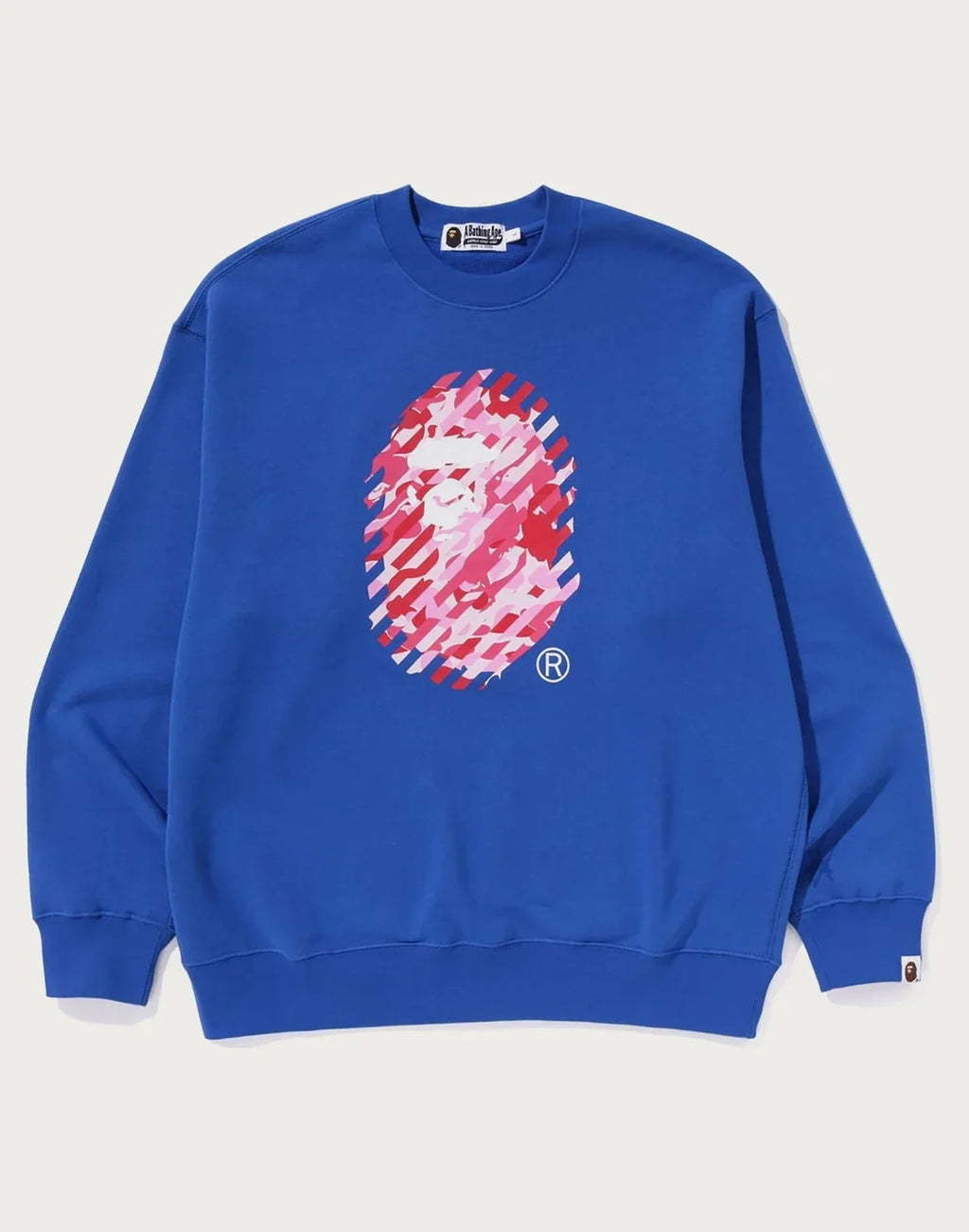 Men's Relaxed Camo Graphic Crewneck Sweatshirt