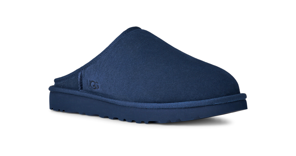 Men's Suede Slip-On Slipper - Blue