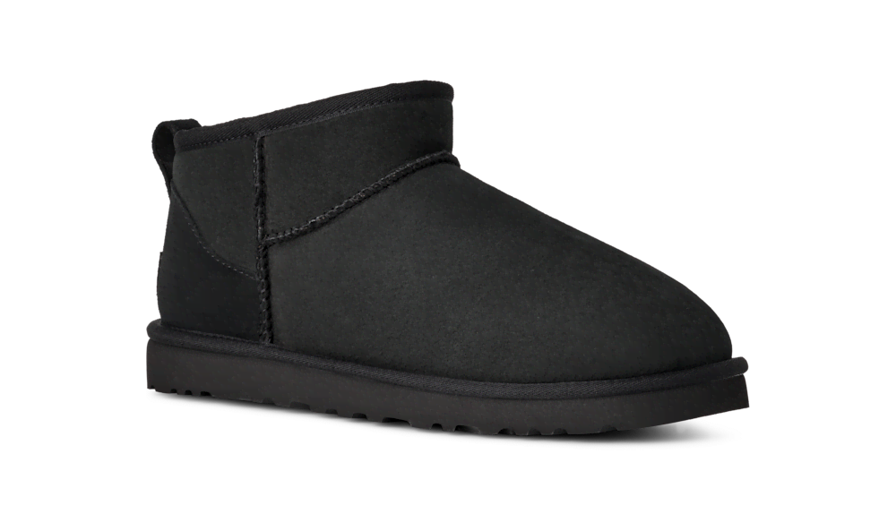 Men's Low Shaft Sheepskin Boot - Dark Grey
