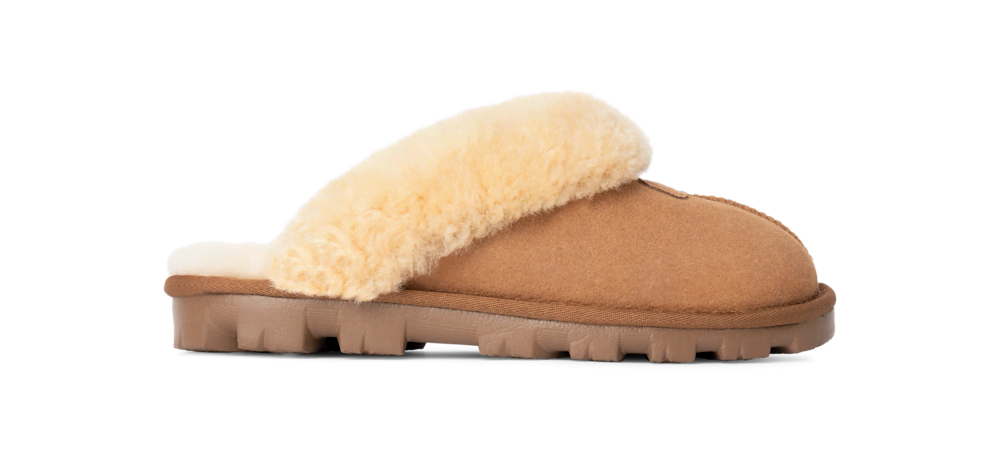 Women's Sheepskin Mule Slipper - Black