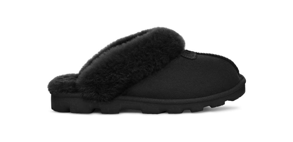 Women's Sheepskin Mule Slipper - Black