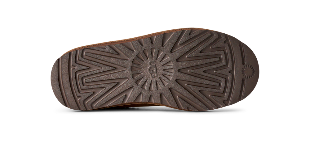 Women's Nubuck Indoor-Outdoor Mule - Dark Chestnut