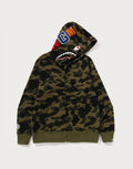 Camo Full-Zip Hoodie - Yellow