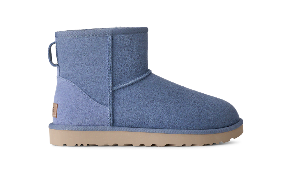 Women's Mini Sheepskin Boot - Dark Indigo