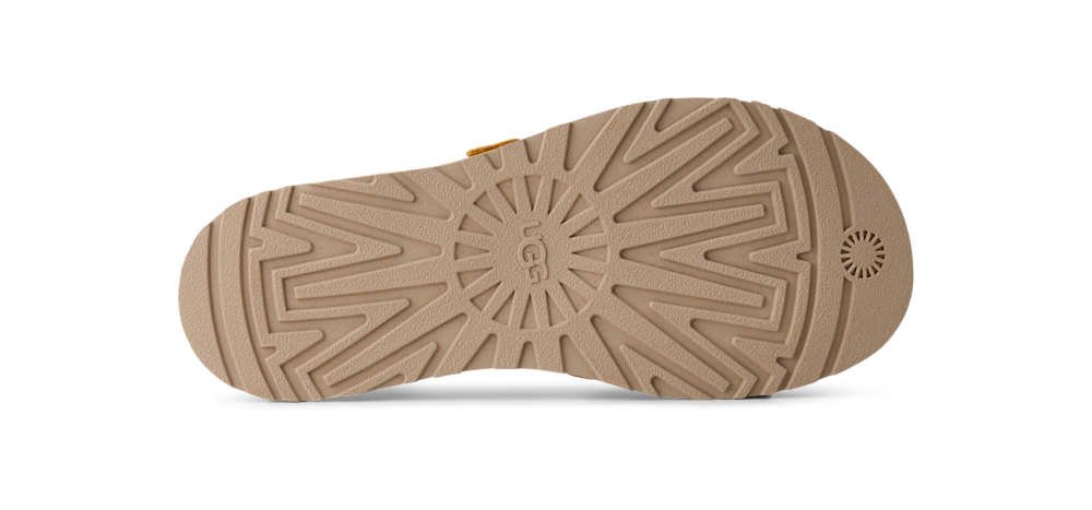 Women's Suede Toe-Post Sandal - Wheat