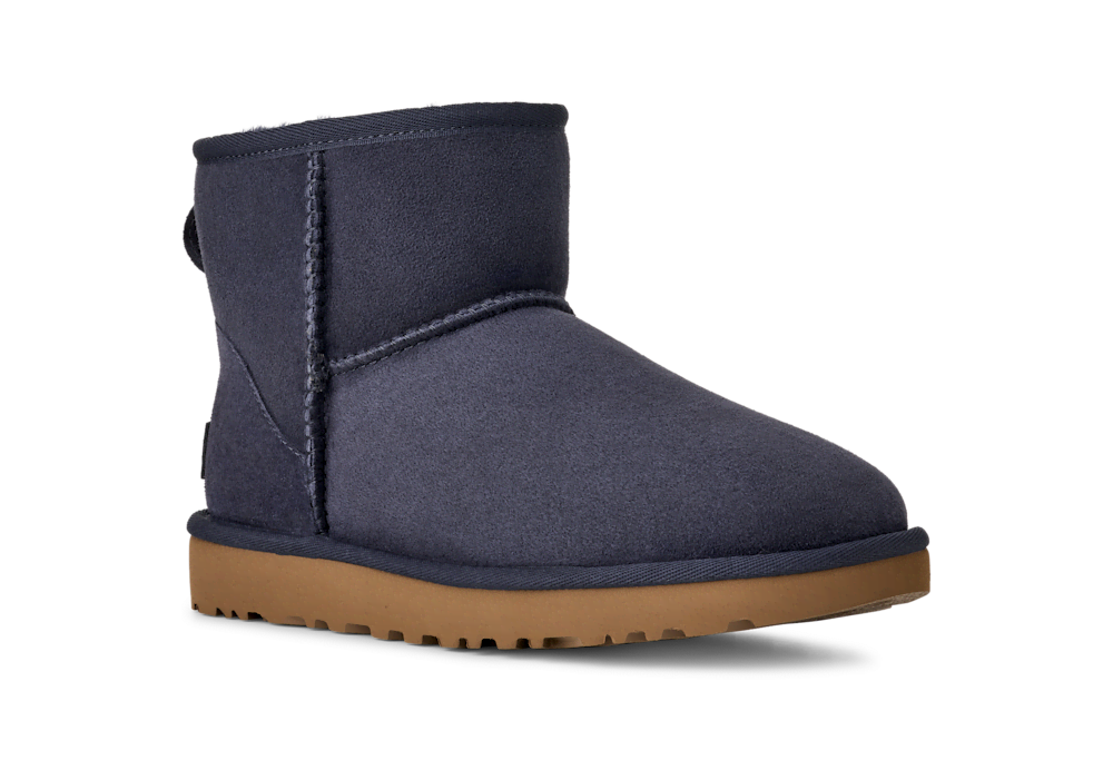 Women's Mini Sheepskin Boot - Dark Indigo