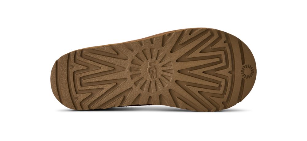 Women's Suede Sheepskin Slipper - Moonlight