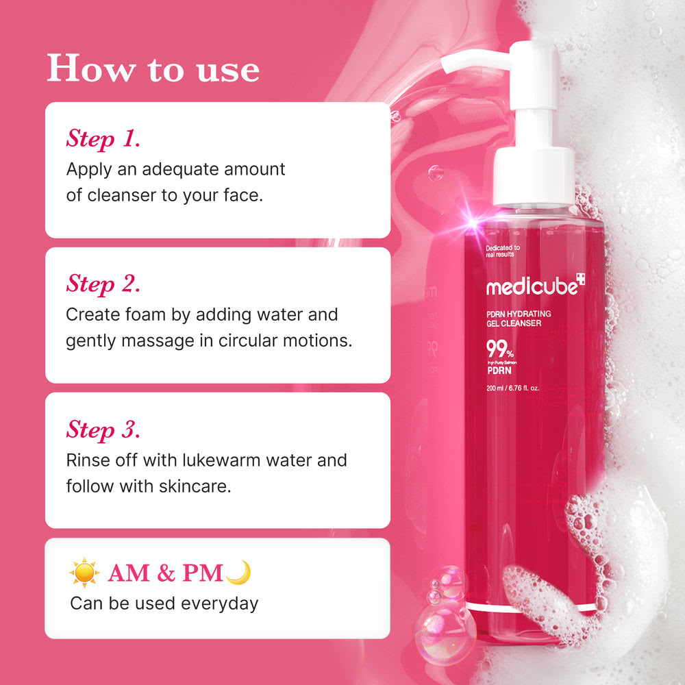 PDRN Jelly Gel Facial Cleanser