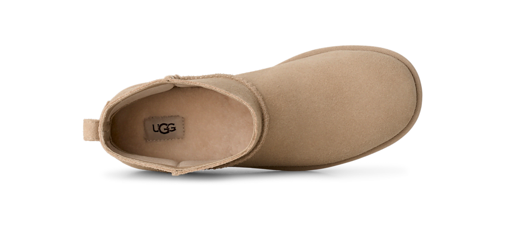 Women's Unlined Leather Mini Boot - Sand