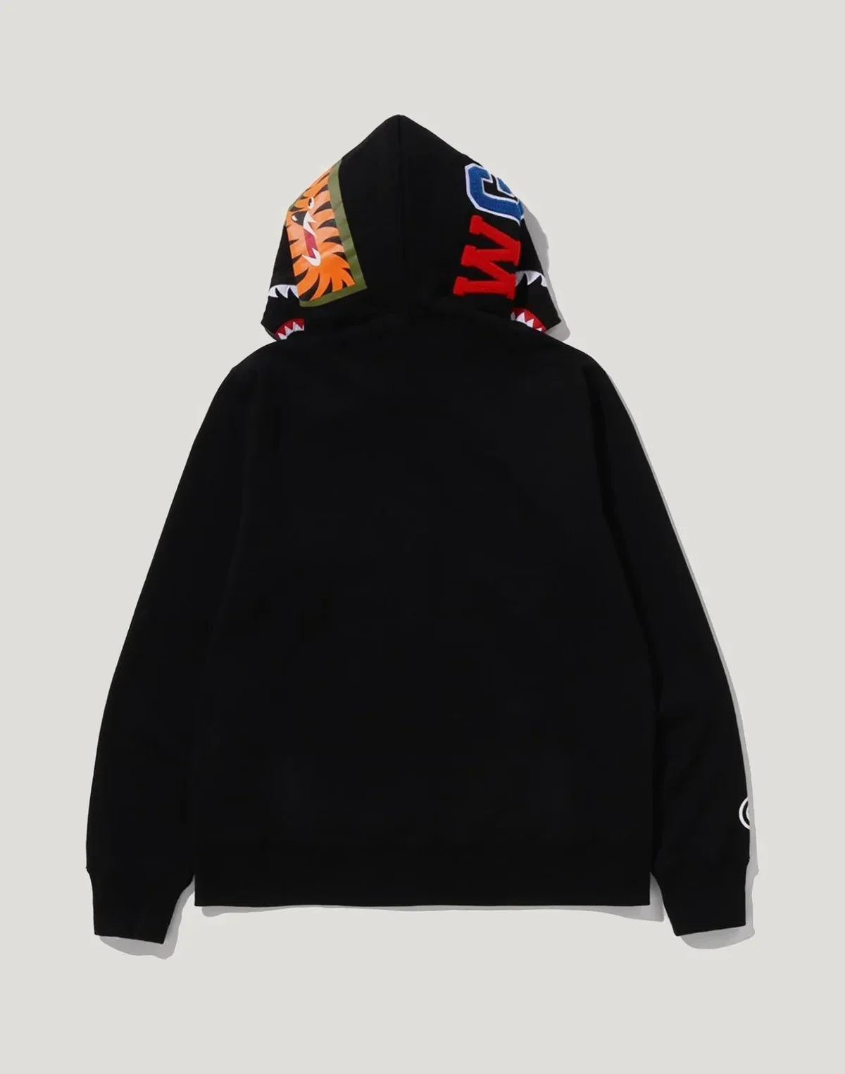 Full-Zip Cotton Hoodie - Black