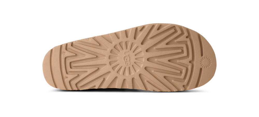 Women's Suede Cutout Slide Sandal