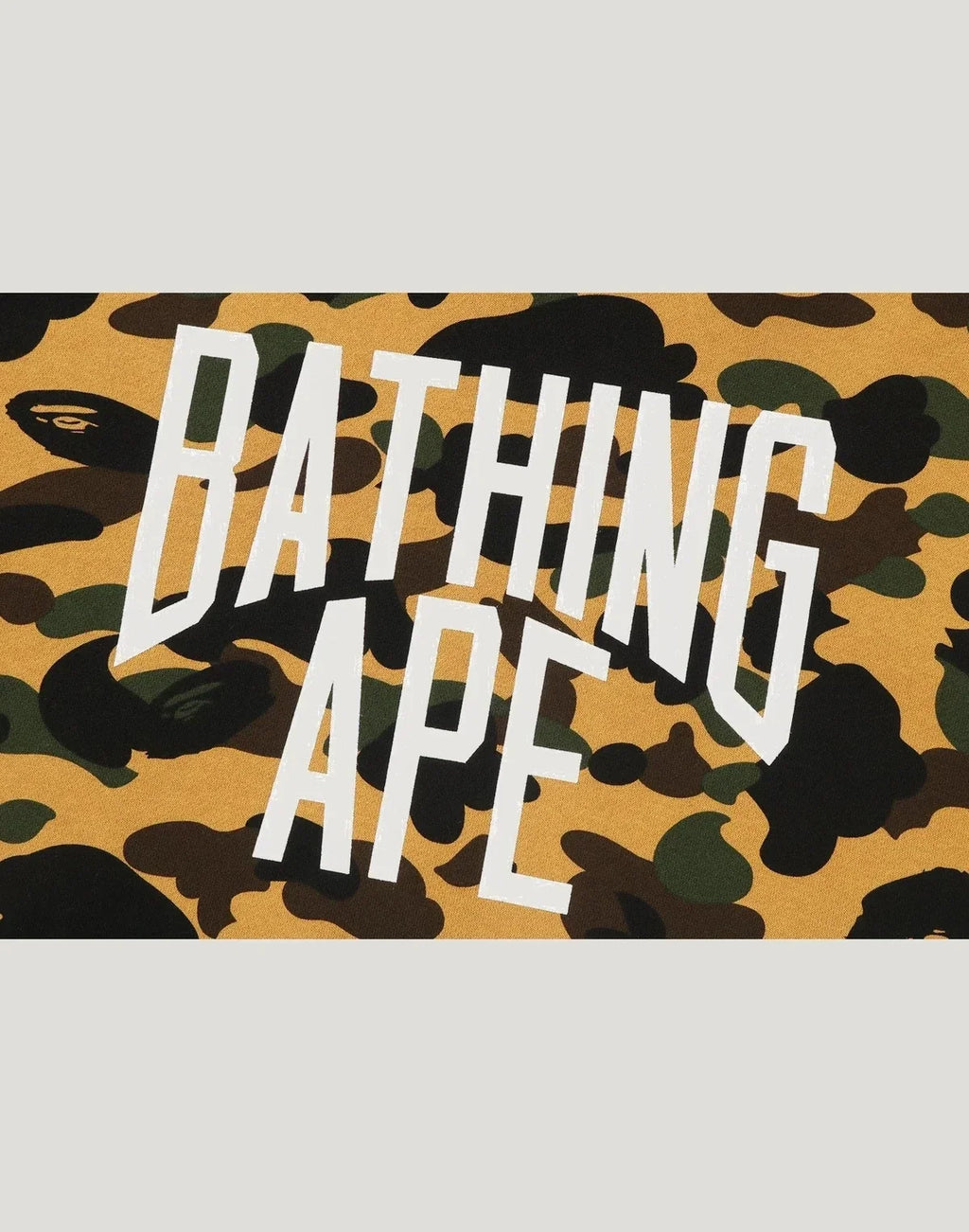 Men's Camo Pullover Hoodie - Yellow