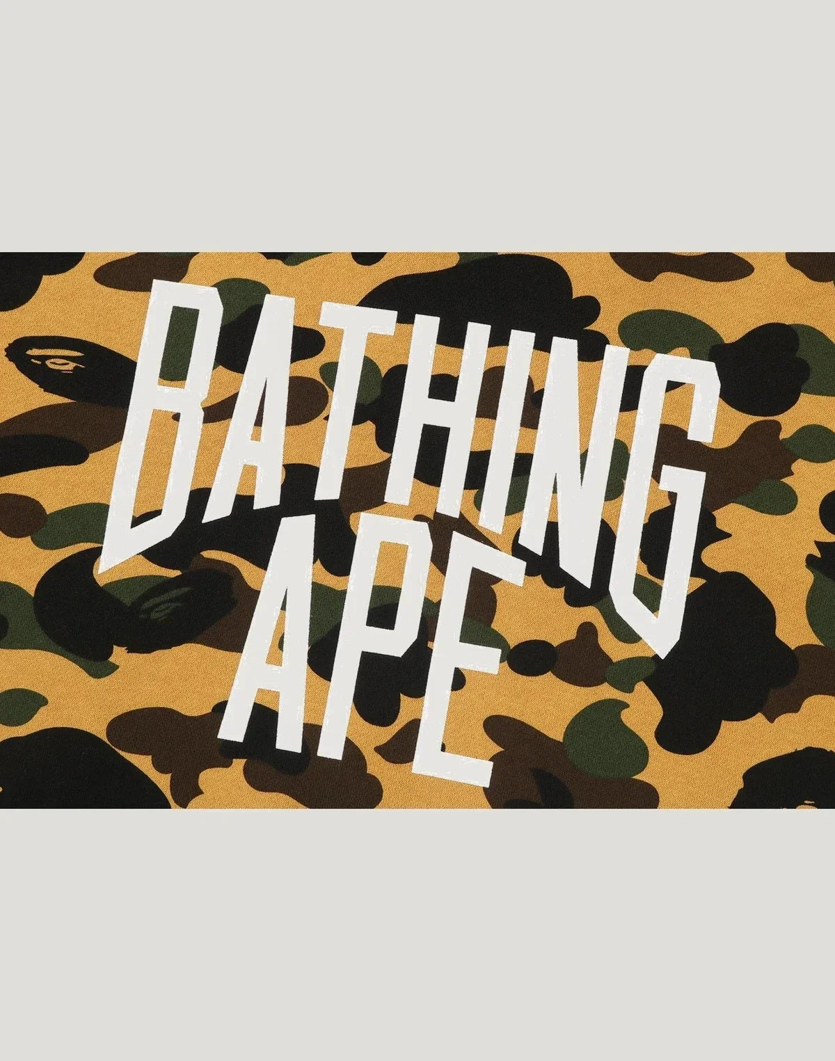 Men's Camo Pullover Hoodie - Yellow