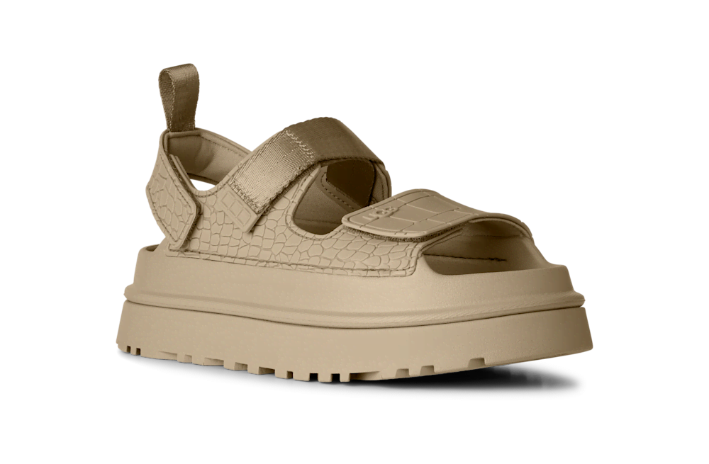 Women's Embossed Platform Sandal