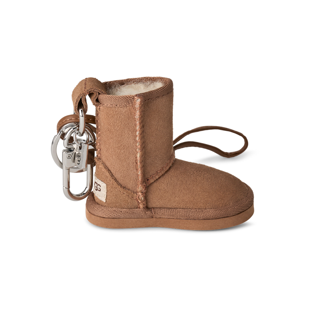 Mini Boot Keychain Charm - Chestnut