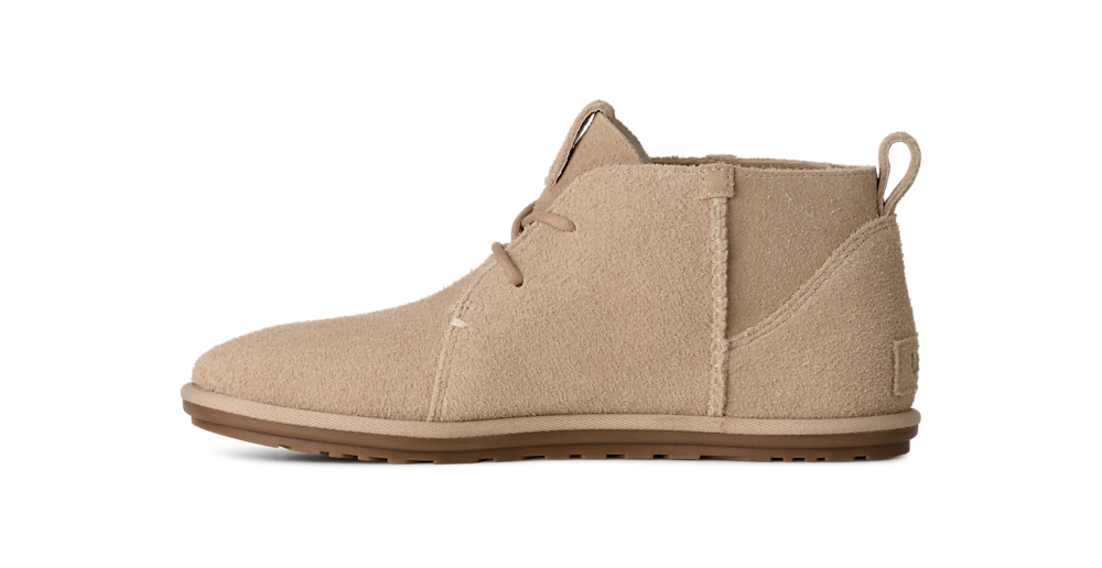 Women's Leather Lace-Up Boot - Sand