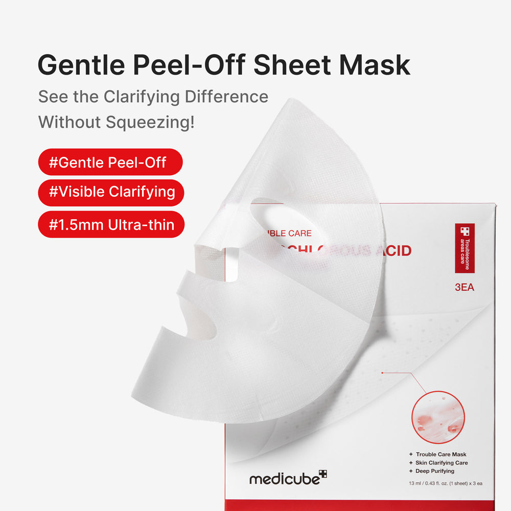 Hypochlorous Acid Peel-Off Sheet Mask