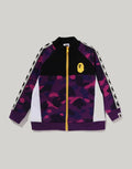Kids' Cotton Camo Track Jacket - Red