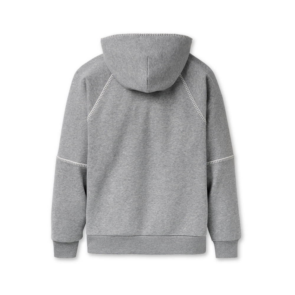 Women's Oversized Fleece Hoodie - Chestnut