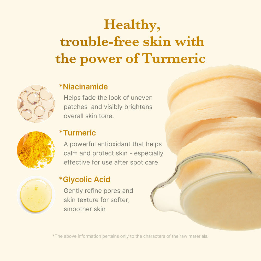 Kojic Acid Turmeric Toner Pads