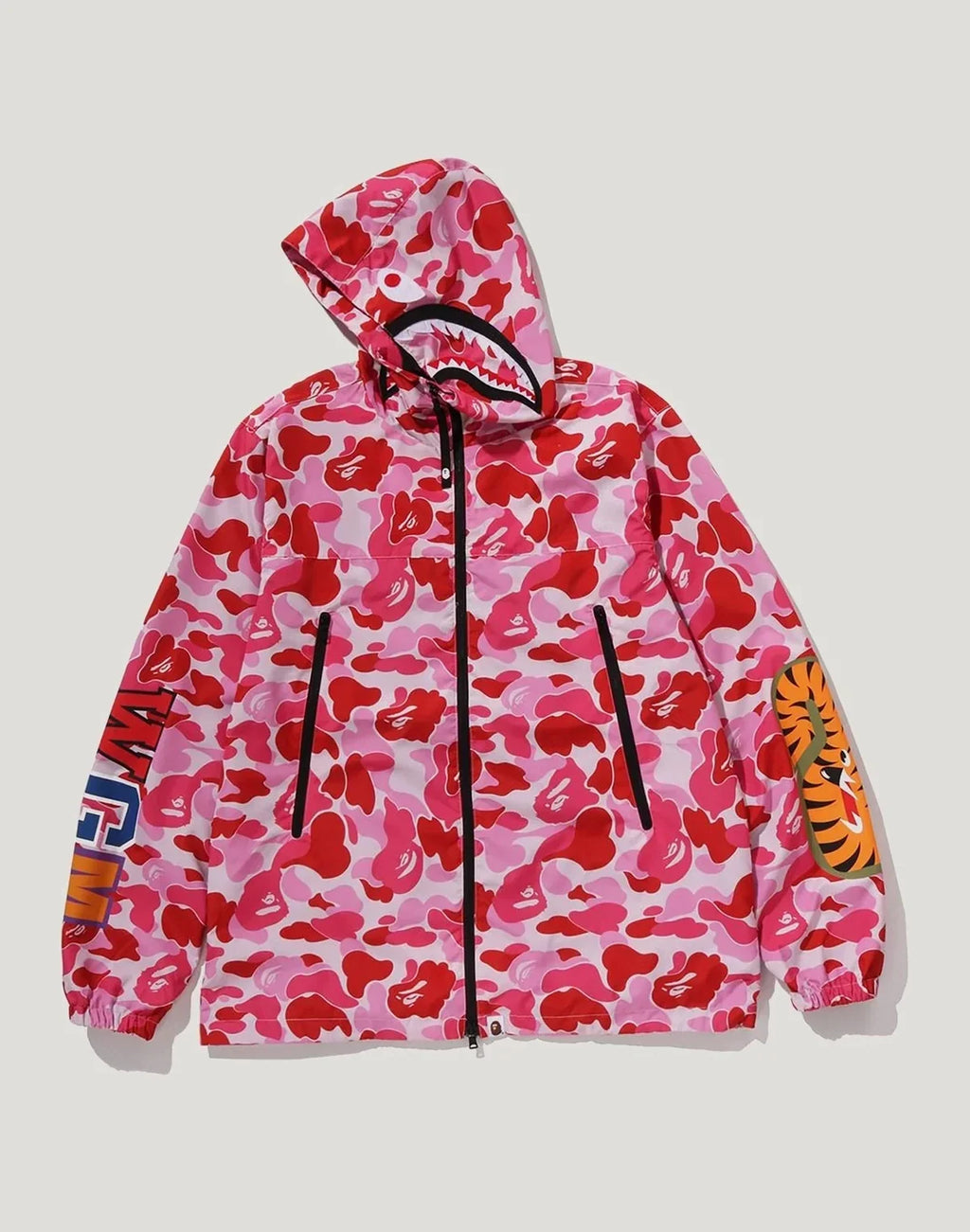 Camo Hooded Jacket - Blue
