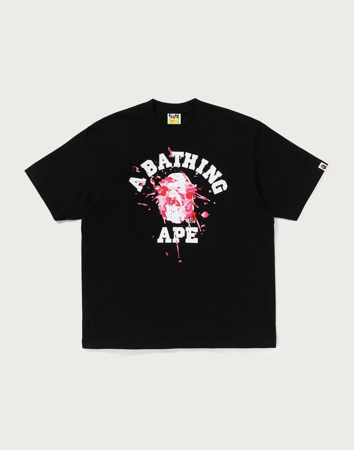 Men's Relaxed Cotton Graphic T-Shirt - Black